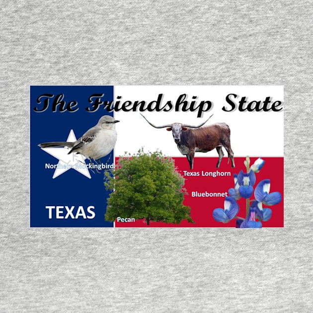 Texas State Flag and Symbols by Battlefoxx Living Earth